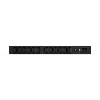 CyberPower PDU20BHVIEC12R power distribution unit (PDU) 12 AC outlet(s) 1U Black view 2