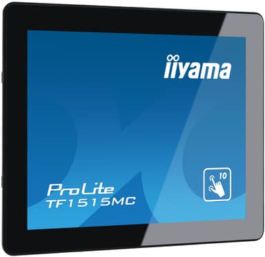 iiyama TF1515MC-B2 computer monitor 38.1 cm (15") 1024 x 768 pixels XGA LED Touchscreen Black view 2