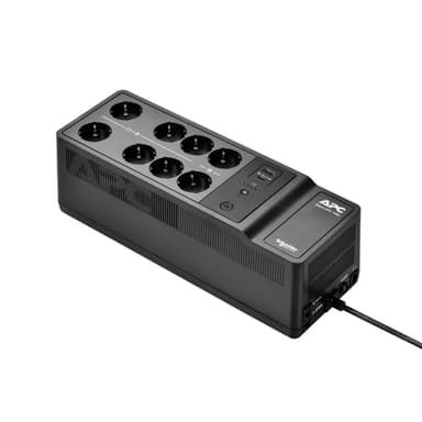 APC Back-UPS, 1050VA/600W Floor/Wall Mount, 230V, 8x UNEL outlets, USB Type A+C Port, User Replaceable Battery view 2