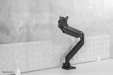 Neomounts NM-D775BLACKPLUS Monitor arm 10-49" - gas spring - Topfix - 180°-stop view 11
