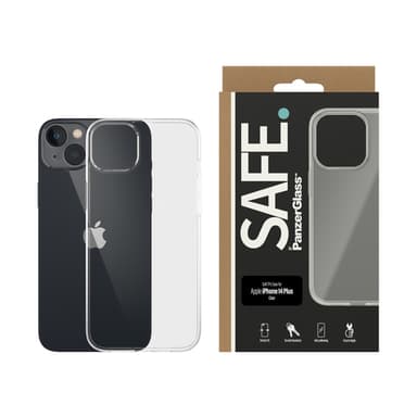 PanzerGlass SAFE. by ® TPU Case iPhone 14 Plus | Transparent view 2