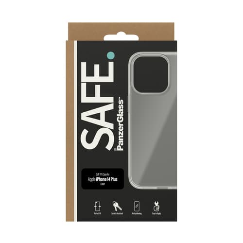 PanzerGlass SAFE. by ® TPU Case iPhone 14 Plus | Transparent