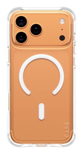 PanzerGlass CARE™ by ® Samba Case Transparent w. White MagSafe iPhone 17 Pro Max view 1