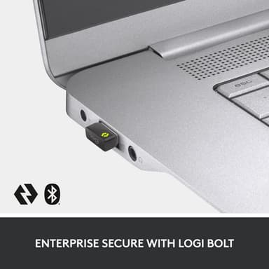Logitech Master MX Keys Combo for Bussiness keyboard Mouse included Office RF Wireless + Bluetooth QWERTY US International Graphite view 8