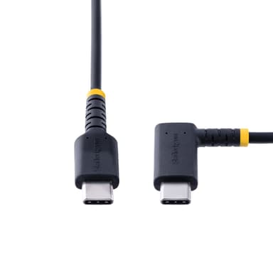 StarTech.com 1ft (30cm) USB-C Fast Charging Cable, Rugged, Right-Angled, Charge & Sync, 60W (3A) PD, USB 2.0, TPE Jacket and Aramid Fiber - USB C Charging Cord view 5