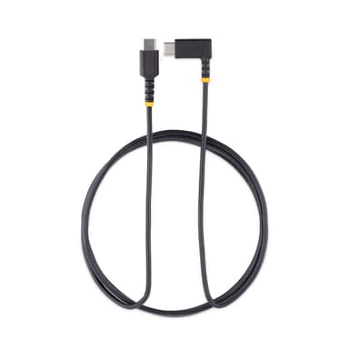 StarTech.com 6.6ft (2m) USB-C Fast Charging Cable, Rugged, Right-Angled, Charge & Sync, 60W (3A) PD, USB 2.0, TPE Jacket and Aramid Fiber - USB C Charging Cord view 7