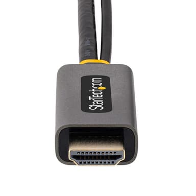 StarTech.com 1ft (30cm) HDMI to DisplayPort Adapter Cable, Active 4K 60Hz HDMI 2.0 to DP 1.2 Converter, HDR, USB Bus Powered, HDMI Source to DisplayPort Monitor for Laptops/PC view 3