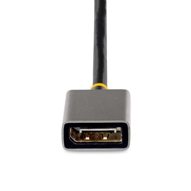 StarTech.com 1ft (30cm) HDMI to DisplayPort Adapter Cable, Active 4K 60Hz HDMI 2.0 to DP 1.2 Converter, HDR, USB Bus Powered, HDMI Source to DisplayPort Monitor for Laptops/PC view 4