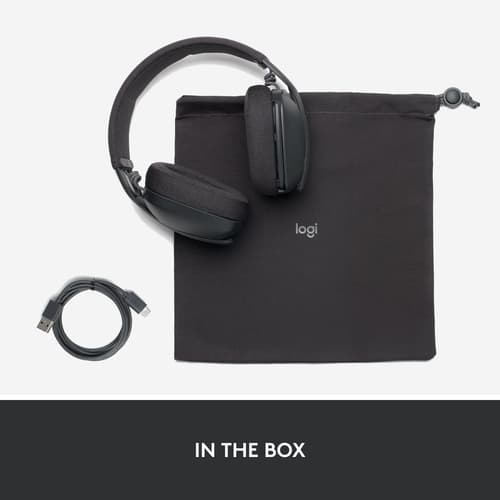 Logitech Zone Vibe 100 Headset Wireless Head-band Calls/Music Bluetooth Graphite