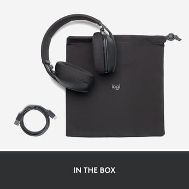 Logitech Zone Vibe 100 Headset Wireless Head-band Calls/Music Bluetooth Graphite view 17