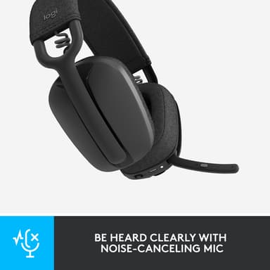 Logitech Zone Vibe 100 Headset Wireless Head-band Calls/Music Bluetooth Graphite view 10