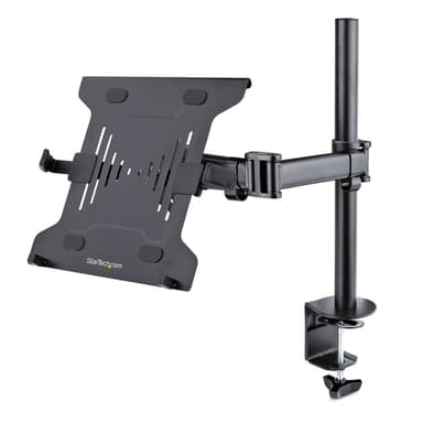 StarTech.com Laptop Desk Mount - Monitor and Laptop Mount - Displays up to 34" (17.6lb/8kg) & Laptops (4.5kg/9.9lb) - Articulating VESA Laptop Tray Arm - Clamp / Grommet Mount view 1