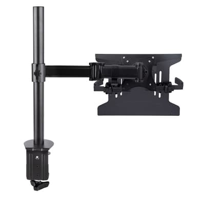 StarTech.com Laptop Desk Mount - Monitor and Laptop Mount - Displays up to 34" (17.6lb/8kg) & Laptops (4.5kg/9.9lb) - Articulating VESA Laptop Tray Arm - Clamp / Grommet Mount view 4