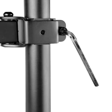 StarTech.com Monitor Arm with VESA Laptop Tray, For a Laptop (4.5kg/9.9lb) and a Single Display up to 32" (17.6lb/8kg), Black, Vented Tray, Adjustable Laptop Arm Mount, C-clamp/Grommet Mount view 16
