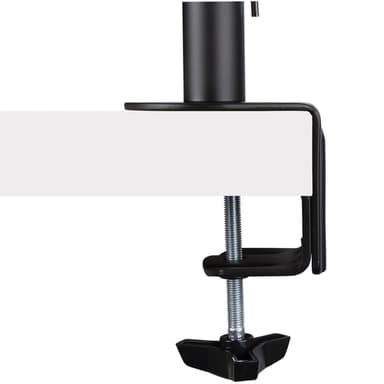 StarTech.com Monitor Arm with VESA Laptop Tray, For a Laptop (4.5kg/9.9lb) and a Single Display up to 32" (17.6lb/8kg), Black, Vented Tray, Adjustable Laptop Arm Mount, C-clamp/Grommet Mount view 18