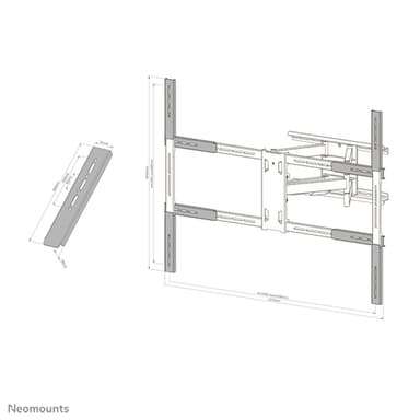 Neomounts AWLS-950BL1 VESA extension kit 55-110" - max 125 kg view 9