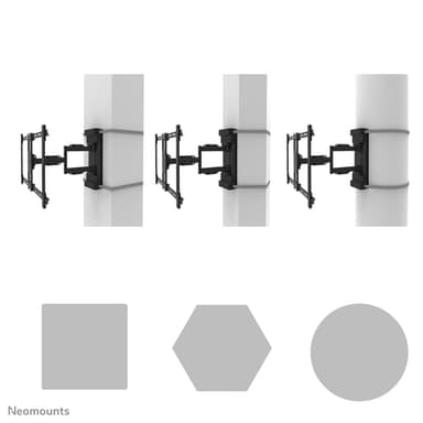 Neomounts WL40S-910BL16 TV pillar mount 40-70" - full motion - diam. 25-100 cm view 10