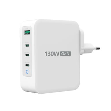 j5create JUP43130E-EN - 130W GaN USB-C® 4-Port Charger - EU view 2