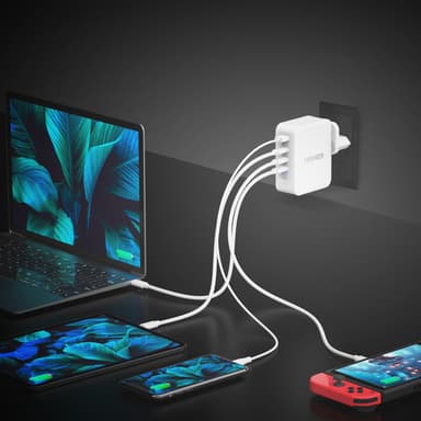j5create JUP43130E-EN - 130W GaN USB-C® 4-Port Charger - EU view 5