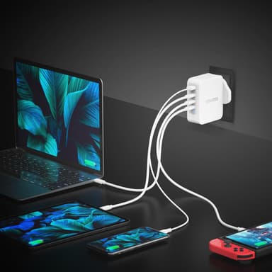 j5create JUP43130F-FN 130W GaN USB-C® 4-Port Charger - UK view 5