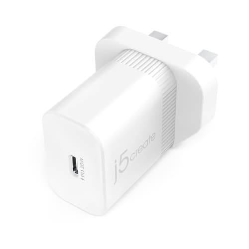 j5create JUP1420-FN 20W PD USB-C® Wall Charger