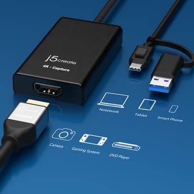 j5create JVA11-N 4K HDMI™ Capture Adapter view 6