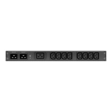 APC Automatic Transfer Switch AP4423A - (8x) C13 + (1x) C19, 3680W, Rack mountable, 1U view 2