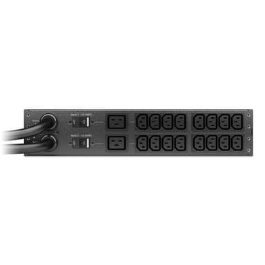 APC Netshelter Rack Automatic Transfer Switch, 2U, 32A, 230V, 2 IEC 309 IN, 16 C13, 2 C19 OUT, 50/60 Hz view 2