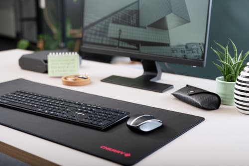 CHERRY KW 9100 SLIM keyboard Universal RF Wireless + Bluetooth Black