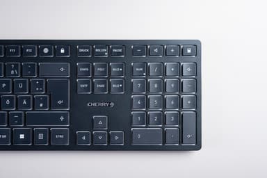 CHERRY KW 9100 SLIM keyboard Universal RF Wireless + Bluetooth Black view 6