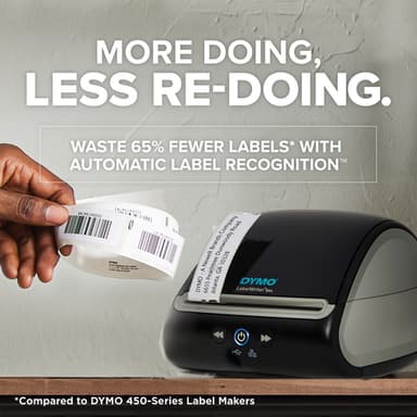 DYMO LabelWriter 5XL Label Printer | Automatic Label Recognition Label Maker | Prints Extra-Wide Shipping Labels from AmazonDHL & More | Perfect for eCommerce Sellers | EU 2 Pin Plug view 4