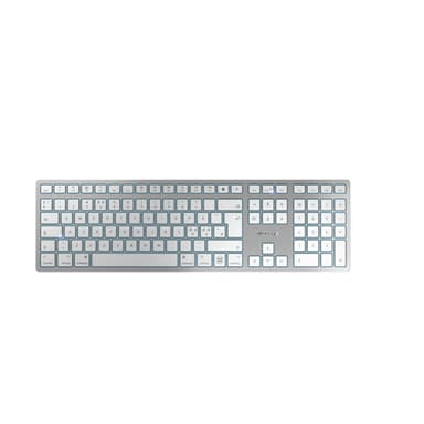 CHERRY KW 9100 SLIM FOR MAC keyboard Universal USB + Bluetooth QWERTY English Silver view 1