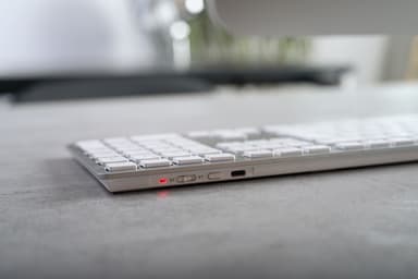 CHERRY KW 9100 SLIM FOR MAC keyboard Universal USB + Bluetooth QWERTY English Silver view 5