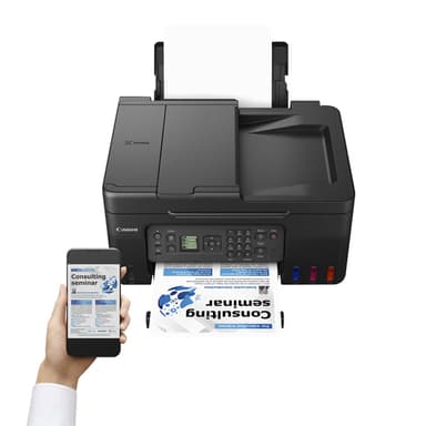 Canon PIXMA G4570 Wireless Colour All-in-one Refillable MegaTank Inkjet Printer view 5