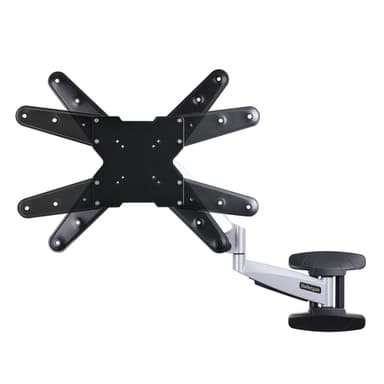 StarTech.com VESA TV Wall Mount, Adjustable Full Motion Mount For 23"-55" Displays, Slim Wall Mount TV Bracket Supports 66lb (30kg), Extendable/Tilting/Swivel Monitor Wall Mount view 2