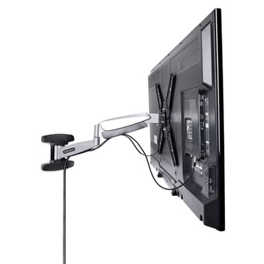 StarTech.com VESA TV Wall Mount, Adjustable Full Motion Mount For 23"-55" Displays, Slim Wall Mount TV Bracket Supports 66lb (30kg), Extendable/Tilting/Swivel Monitor Wall Mount view 4