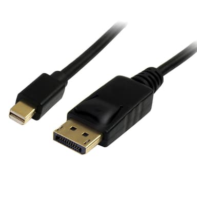 StarTech.com 1m (3ft) Mini DisplayPort to DisplayPort 1.2 Cable - 4K x 2K UHD Mini DisplayPort to DisplayPort Adapter Cable - Mini DP to DP Cable for Monitor - mDP to DP Converter Cord — MDP2DPMM1M view 1