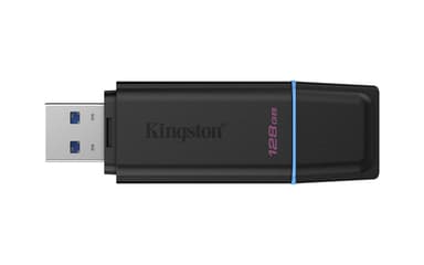 Kingston Technology DataTraveler 128GB Portable USB 3.2 Gen 1 Exodia Black/Blue view 3