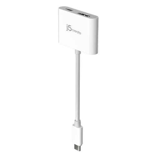 j5create JCA152 USB-C® to 4K HDMI™ Adapter with Power Delivery, Black