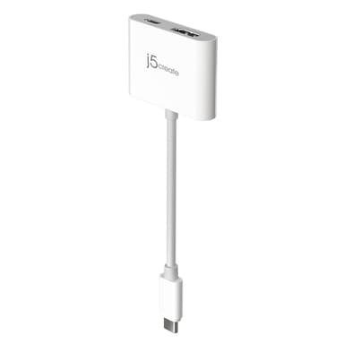 j5create JCA152 USB-C® to 4K HDMI™ Adapter with Power Delivery, Black view 2