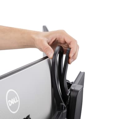 StarTech.com Crossbar Dual Monitor Desk Stand For Double 27-inch Screens, VESA Mount 75x75/100x100, Toolless Height Adjustment, Up To 13.2lb (6kg) Per Display view 6