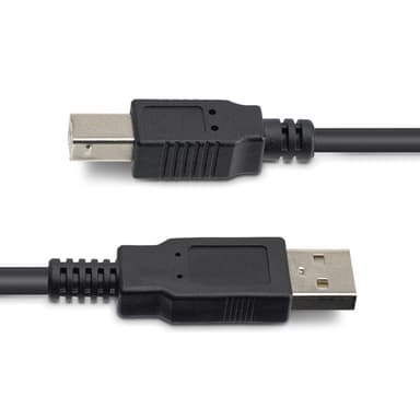 StarTech.com 65ft (20m) Active USB 2.0 A to B Cable, Long USB Cable, USB Printer Cable, 1x USB A (M), 1x USB B (M), Black view 3