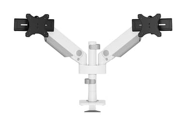 Neomounts DS65S-950WH2 Monitor arm 24-34" - gas spring - Topfix - multi-adjustable - 180°-stop view 2