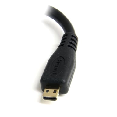 StarTech.com Micro HDMI to HDMI Adapter - 4K 30Hz Video - Durable High Speed Micro HDMI Type-D to HDMI 1.4 Converter/Cable Adapter Dongle - Ultra HD HDMI Monitors, TVs & Displays - M/F view 3