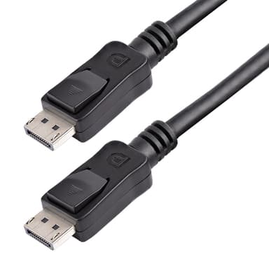 StarTech.com 6ft (2m) DisplayPort 1.2 Cable - 4K x 2K Ultra HD VESA Certified DisplayPort Cable - DP to DP Cable for Monitor - DP Video/Display Cord - Latching DP Connectors view 1