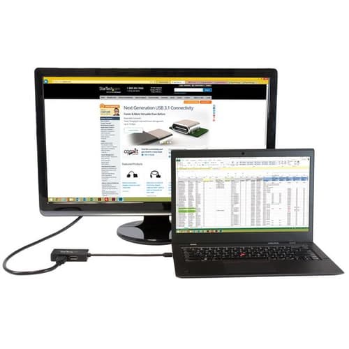 StarTech.com Travel A/V adapter: 3-in-1 Mini DisplayPort to DisplayPort DVI or HDMI converter