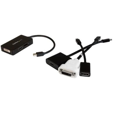 StarTech.com Travel A/V adapter: 3-in-1 Mini DisplayPort to DisplayPort DVI or HDMI converter view 4