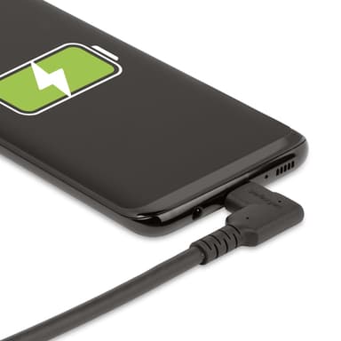 StarTech.com 3ft (1m) Rugged Right Angle USB-C Cable, USB 3.2 Gen 2 (10 Gbps), Full-Featured USB C to C Data transfer Cable, 4K 60Hz DP Alt Mode, 100W Power Delivery - 90 Degree USB Type-C Cable view 9