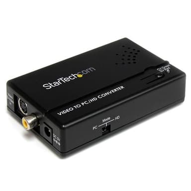 StarTech.com Composite and S-Video to VGA Video Scan Converter view 1