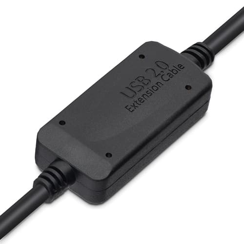 StarTech.com 65ft (20m) Active USB 2.0 A to B Cable, Long USB Cable, USB Printer Cable, 1x USB A (M), 1x USB B (M), Black
